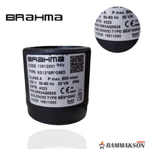 Brahma EG12 SR GMO Gaz Ventil Bobini 13912001