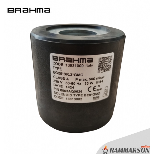 Brahma  EG25*SR.3*GMO Manyetik Gaz Ventil Bobini 13931000